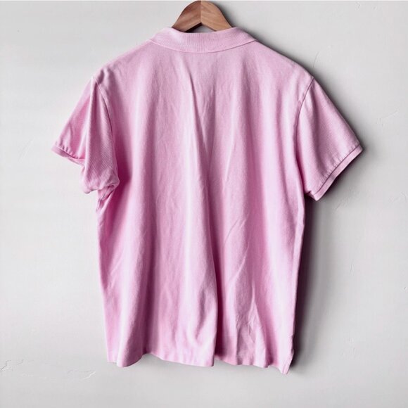 Polo Ralph Lauren Men's Pink Polo Shirt Blue Label Pony Logo Preppy Old Money XL - Picture 2 of 5